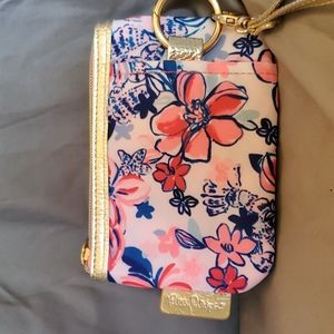 Lilly Pulitzer zip top wrist wallet Party Like a Lobstar